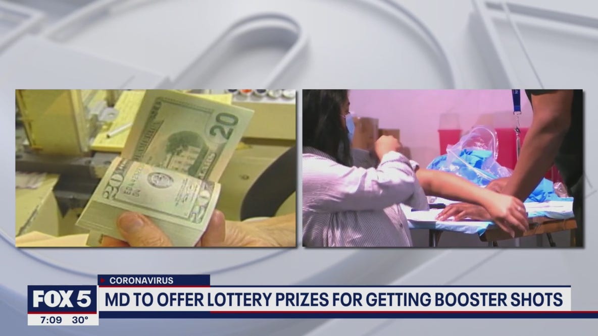 Maryland COVID-19 booster shot lottery to award $2 million in cash prizes